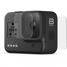 GoPro HERO8 Ekran ve Lens Koruyucu Tamperli Cam AJPTC-001