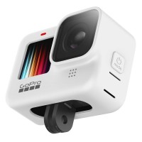 GoPro HERO9 Silikon Kılıfı ve İpi - Beyaz ADSST-002