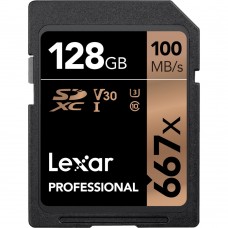 Lexar Professional 128GB 667x SDXC UHS-I C10 V30 U3