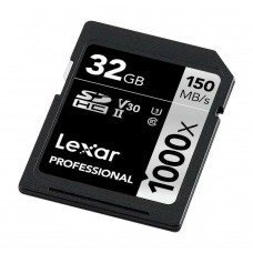 Lexar Professional 32GB 1000x SDHC / SDXC UHS-II 150MB/s Okuma 90MB/s Yazma