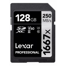 Lexar Professional 128GB 1667x SDXC UHS-II C10 V60 U3