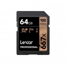 Lexar Professional 64GB 667x SDXC UHS-I C10 V30 U3