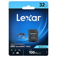 Lexar Blue Series 32GB 633x microSDHC UHS-I U1 V10