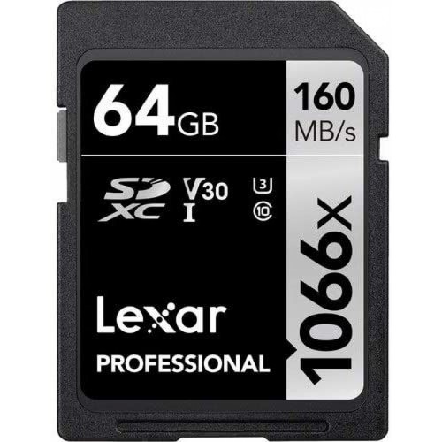 Lexar Professional 64GB 1066x SDXC UHS-I C10 V30