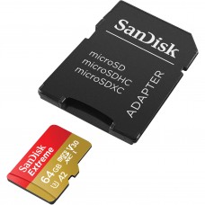 SanDisk 64GB Extreme UHS-I microSDXC Hafıza Kartı