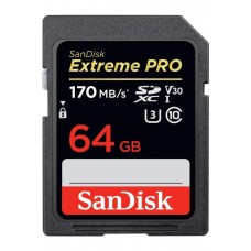 Sandisk 64GB Extreme PRO SDXC UHS-I 170Mb/s 4K UHD