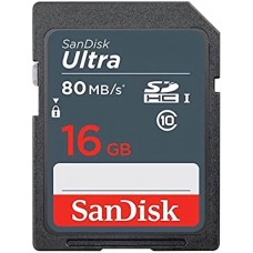 SanDisk Ultra 16GB SD HC UHS-I 80 MB/s SDSDUNS-016G-GN3IN