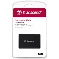Transcend USB 3.1 Gen 1 Çoklu Kart Okuyucu RDF9K2 - Siyah