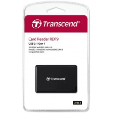 Transcend USB 3.1 Gen 1 Çoklu Kart Okuyucu RDF9K2 - Siyah
