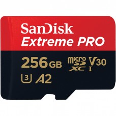 Sandisk 256GB Extreme Pro microSD XC SDSQXCZ-256G-GN6MA 170Mb/s
