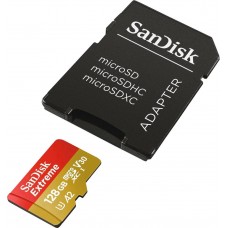 Sandisk 128GB microSD XC Extreme Class 10 160Mb/s Rescue Pro Deluxe