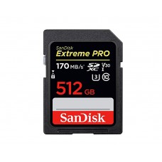 Sandisk Extreme Pro 512GB SD Classs 10 170Mb/s