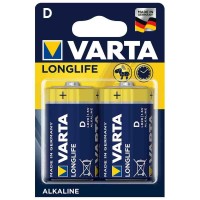 Varta Longlife Alkaline D Boy LR20 1.5V - 2 Adet