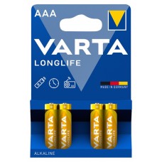 Varta Longlife AAA Alkalin Pil - 4 Adetli Blister LR03 1.5V