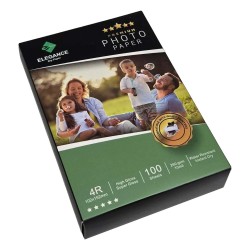 Elegance 4R 10x15 cm Glossy / Parlak Fotoğraf Kağıdı 260gsm (100 Adet) Elegance 4R 10x15 cm Glossy / Parlak Fotoğraf Kağıdı 260gsm (100 Adet)