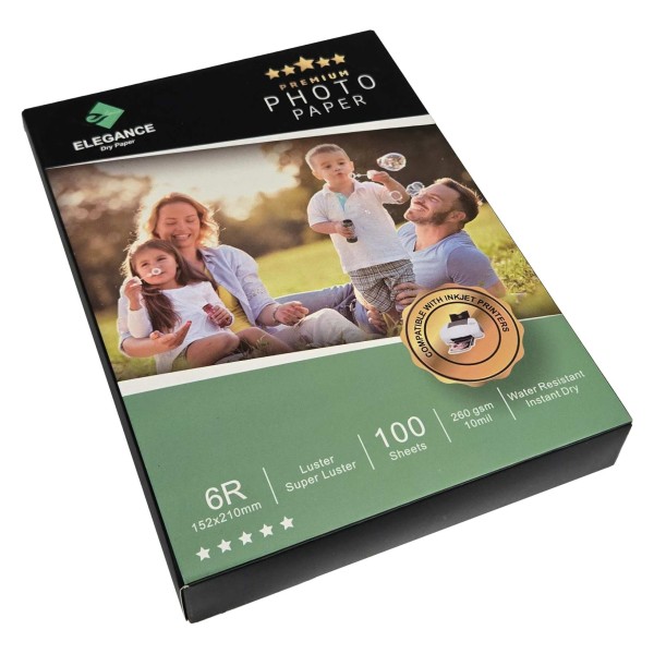 Elegance 5R 13x18 cm Luster / Mat Fotoğraf Kağıdı 260gsm (100 Adet) Elegance 5R 13x18 cm Luster / Mat Fotoğraf Kağıdı 260gsm (100 Adet)
