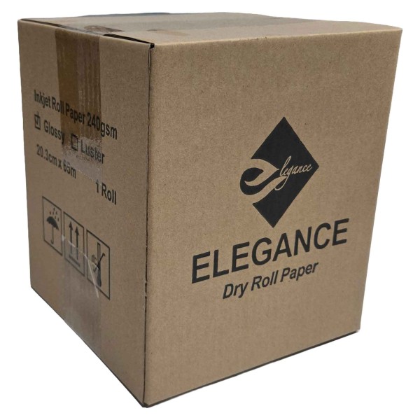 Elegance 20.3cm x 65m Glossy / Parlak Dry Inkjet Rulo Kağıt 240gsm