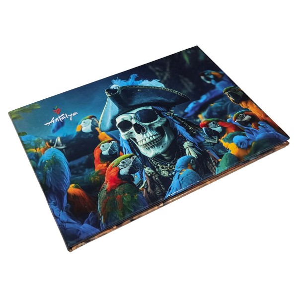 Korsan Kurukafa ve Papağan Temalı Yan 10x15 3'lü Albüm