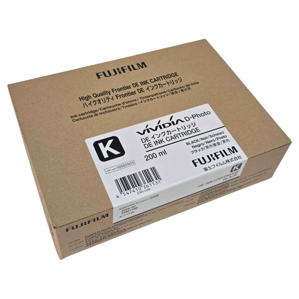 Fujifilm DE-100 Mürekkep Kartuşu - Siyah (K) 200ml