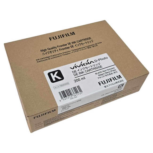 Fujifilm DE-100 Mürekkep Kartuşu - Siyah (K) 200ml