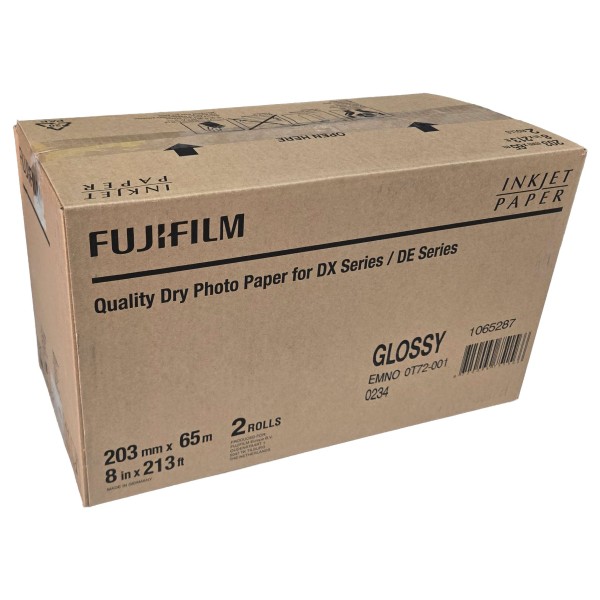 FujiFilm Quality Dry Photo Paper Glossy/Parlak (203mm x 65m) - 1 Rulo