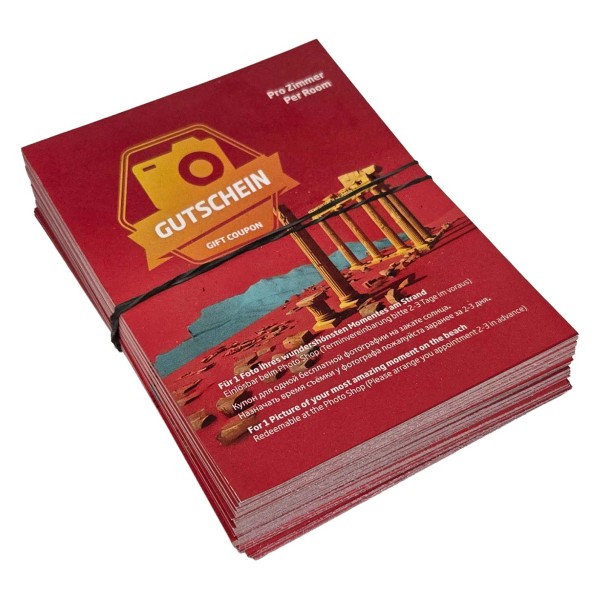 Gutschein Promotional Voucher 100 Pcs
