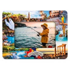 Antalya Temalı 10x15 Lamine Dekoratif Çerçeve