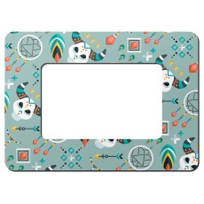 MONO 10x15 cm Boho Skull Desenli MDF Fotoğraf Çerçevesi
