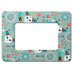 MONO 10x15 cm Boho Skull Desenli MDF Fotoğraf Çerçevesi MONO 10x15 cm Boho Skull Desenli MDF Fotoğraf Çerçevesi