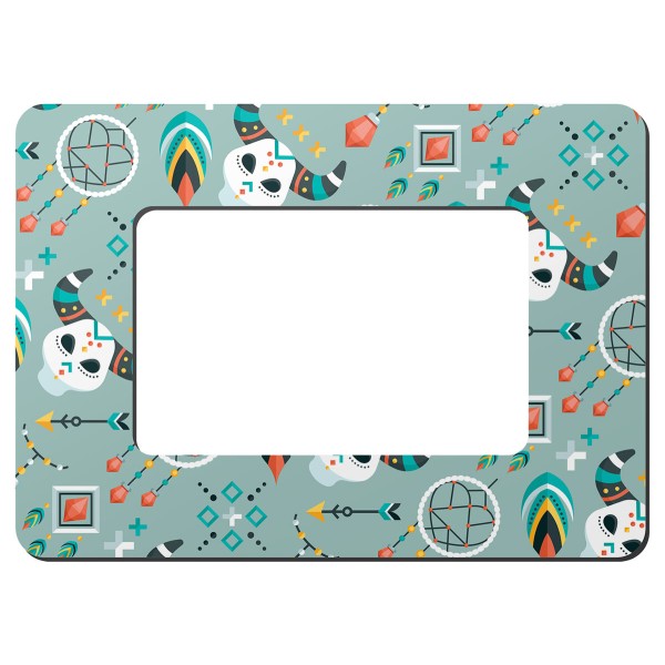 MONO 10x15 cm Boho Skull Desenli MDF Fotoğraf Çerçevesi