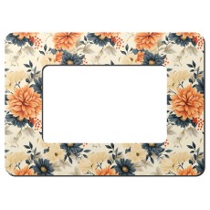 MONO 10x15 cm Orange Flower Desenli MDF Fotoğraf Çerçevesi MONO 10x15 cm Orange Flower Desenli MDF Fotoğraf Çerçevesi