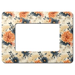 MONO 10x15 cm Orange Flower Desenli MDF Fotoğraf Çerçevesi MONO 10x15 cm Orange Flower Desenli MDF Fotoğraf Çerçevesi