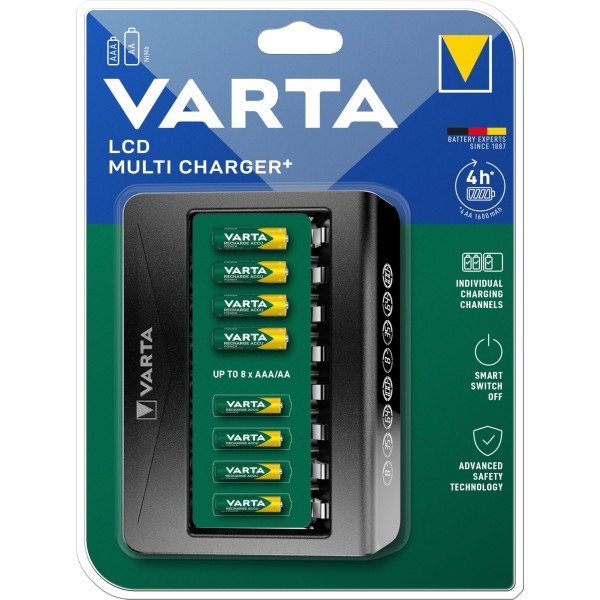 Varta LCD Multi Charger+ 8'li Şarj Cihazı (57681 101 401)