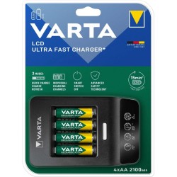 Varta LCD Ultra Fast Plus / 15 dk. Ultra Hızlı Şarj Cihazı (57685 101 441)