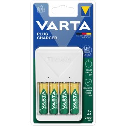 Varta LCD Plug Charger Şarj Cihazı + 4x AA 2100mAh Pil (57657 101 451) Varta LCD Plug Charger Şarj Cihazı + 4x AA 2100mAh Pil (57657 101 451)