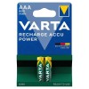 Varta Şarjlı Pil İnce AAA 800 mAh R2U (2'li Paket) Varta Şarjlı Pil İnce AAA 800 mAh R2U (2'li Paket)