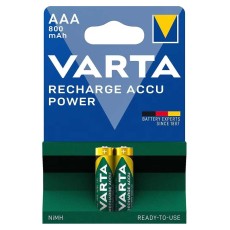 Varta Şarjlı Pil İnce AAA 800 mAh R2U (2'li Paket) Varta Şarjlı Pil İnce AAA 800 mAh R2U (2'li Paket)